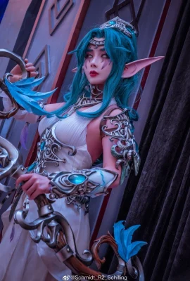 World of Warcraft Tyrande @肉肉热热子 (Foto: @Schmidt_R2_Schilling) (World of Warcraft National Tour Exhibition) (9 Fotos)