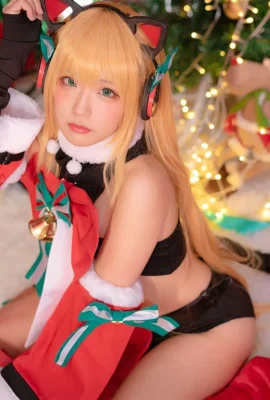 „Girls Frontline“ TMP Weihnachtskostüm Cosplay-Bilder[CN: Mime](12 Fotos)