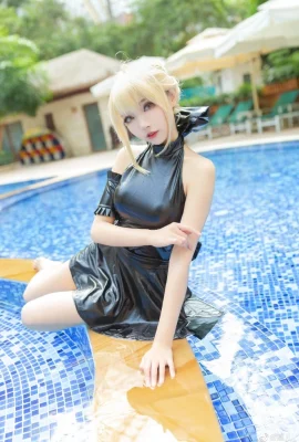 FGO Arturia Pendragon〔Alter〕 Badeanzug@黄儿_ (9 Fotos)