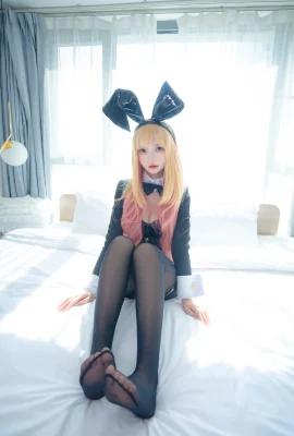 Kagakusaka Mafuyus weiße und zarte Schönheit „Bunny Girl-Kitagawa Umume“ ist atemberaubend charmant (75 Fotos)