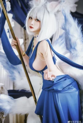 Azur Lane Kaga Luan Kleid cos Baiyu Fenghua cn Gabel Baby (8 Fotos)