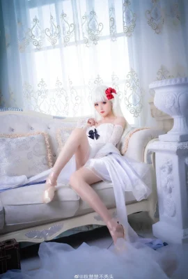 Azur Lane Xianghe/Snipe cos Sanhua Dancing Crane cn Qiu Chuchu (9 Fotos)