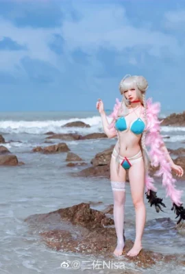 Azur Lane Awesome Badeanzug Cos Royal Lady on the Beach cn Erzuo Nisa (9 Fotos)