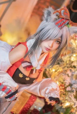 (Zhou Ji ist ein süßer Hase) Christmas Black Arknights Schwarz