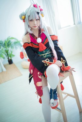 (Murasaki) Hyakki Ayame (normales Kostüm und 100-Millionen-Menschen-Gedenk-T-Shirt)