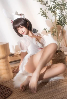 Cosplay Chunmomo transparente Krankenschwester