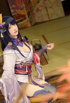 Genshin Raiden General cos Ayaka debütiert mit atemberaubender Schönheit bei Thousand Cats Bohe (8 Fotos)