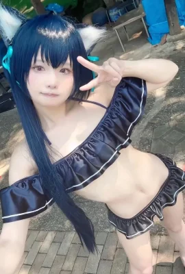 kurumi_cos Serika Badeanzug