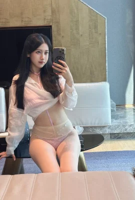 Beliebter COSER WARTEN SIE KAT CAT PINK HIRTH GRIPHENT THEME Private sexy rosa Unterwäsche mit extrem dünnem schlankem schlankem Show Perfect Body Temptation Foto 66p