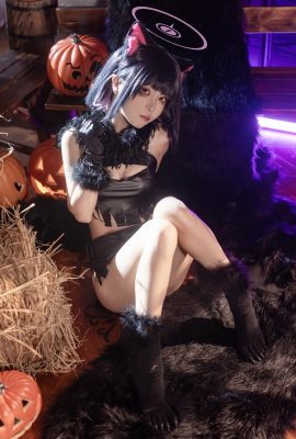 Vektorfisch und Garn Halloween
